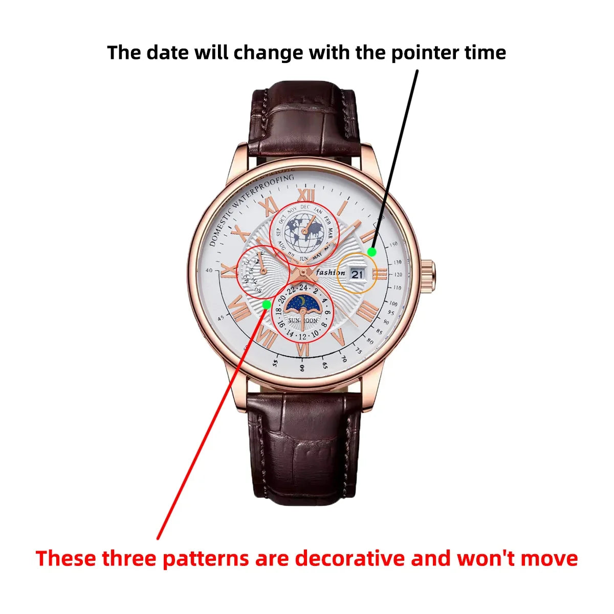Gentlemans wristwatch